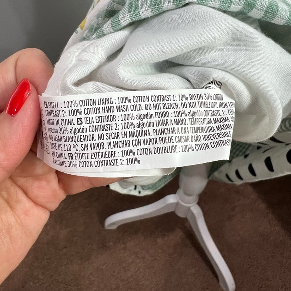 English Factory Green and White Patchwork Maxi Dress - Picture 7 of 8